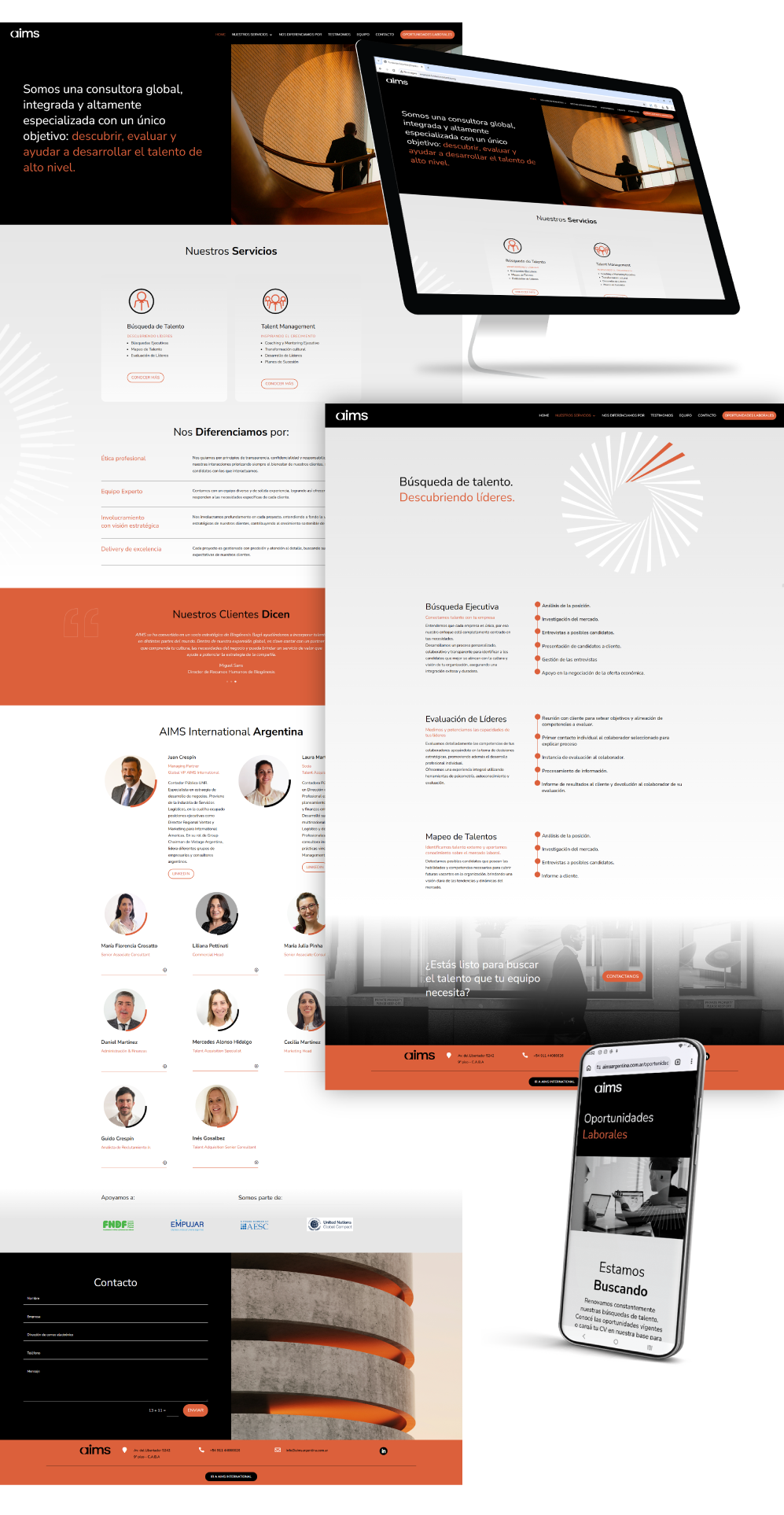 AIMS-web AIMS Argentina sitio web