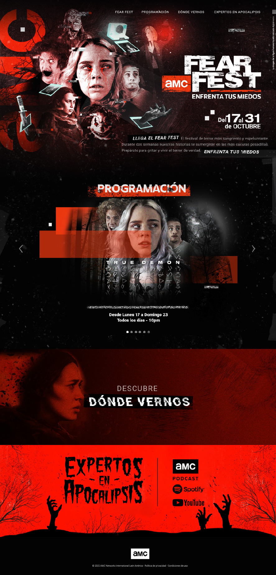 portfolio-HT-AMC-fearfest-06 AMC landing page